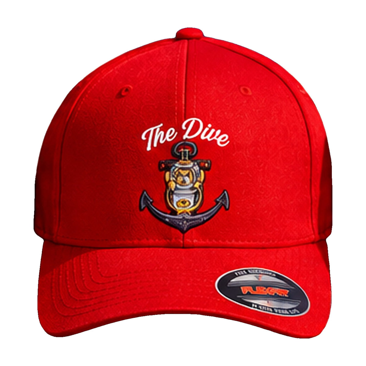 The Dive hat in red